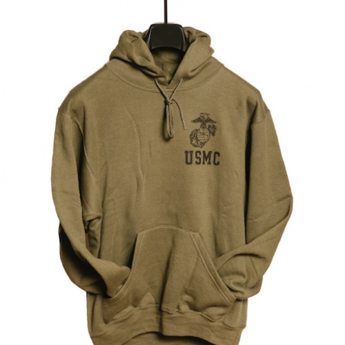 FELPA CON CAPPUCCIO USMC 